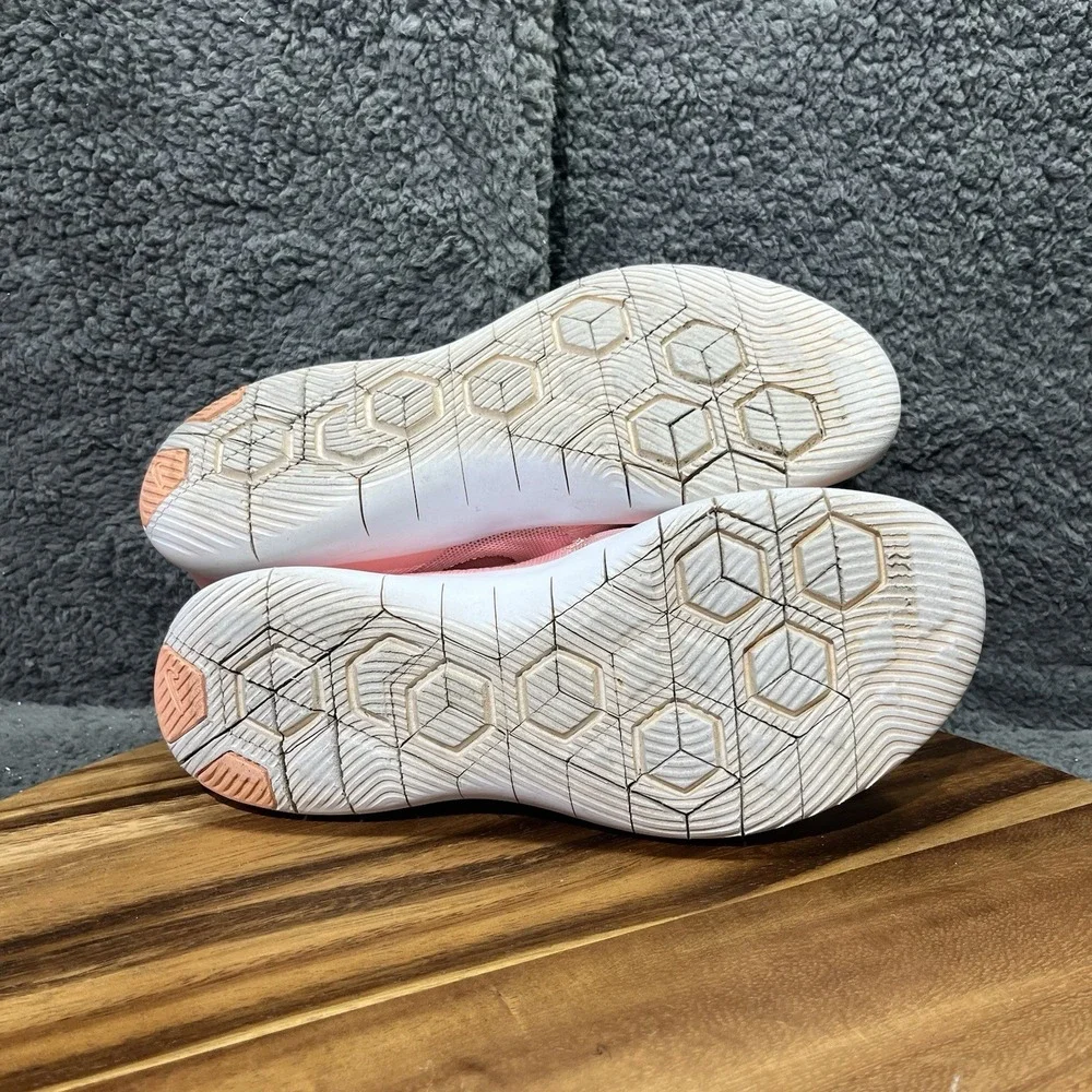 Girls Kids Youth Nike Flex Contact 917937 600 Pink White Sneakers Shoes Size‎ 5